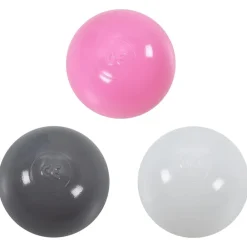 vidaXL Túnel de juegos para niños con 250 bolas poliéster verde 175 cm Multicolor 2