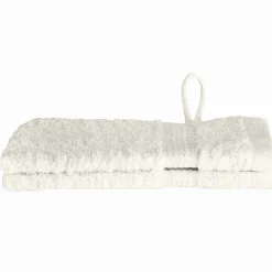 vidaXL Toalla de Invitado SOLUND 2 pcs 15 x 21 cm 550 gsm Crema Sale