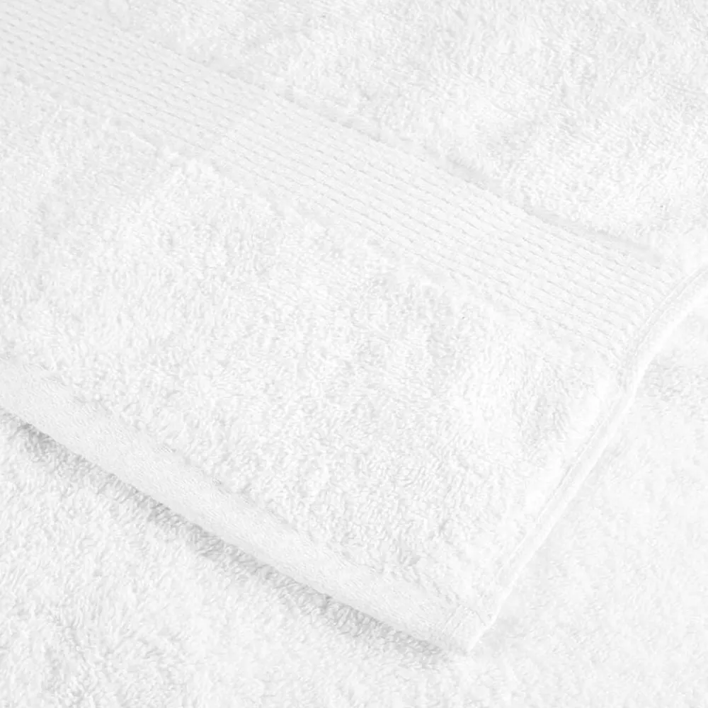 vidaXL Toalla de Invitado SOLUND 2 pcs 15 x 21 cm 550 gsm Blanco Hot