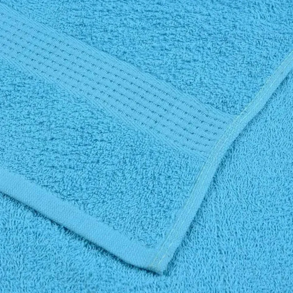 vidaXL Ropa De Casa-Toallas de mano FROGN 2 uds turquesa 30x30 cm 360 g/m²