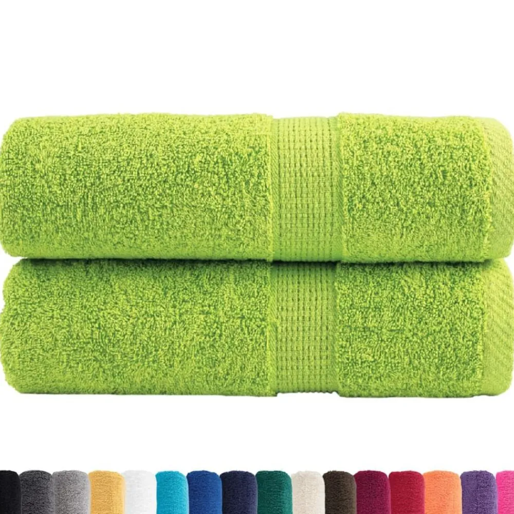 vidaXL Ropa De Casa-Toallas de mano premium SOLUND 2 unidades 30x30 cm 600 g/m²