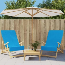 vidaXL Ropa De Casa-Toallas de playa 2 uds tela turquesa 400 g/m² 60x135 cm