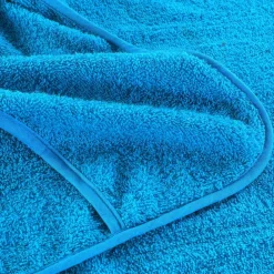 vidaXL Ropa De Casa-Toallas de playa 2 uds tela turquesa 400 g/m² 60x135 cm