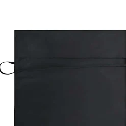 vidaXL Toallas de Reposera 2 pcs 210 x 75 cm Negro