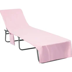 vidaXL Ropa De Casa-Toallas de Reposera 2 pcs 210 x 75 cm