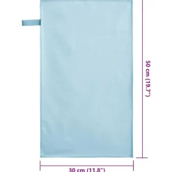 vidaXL Ropa De Casa-Toallas Deportivas 2 pcs 50 x 30 cm Poliéster y Poliamida