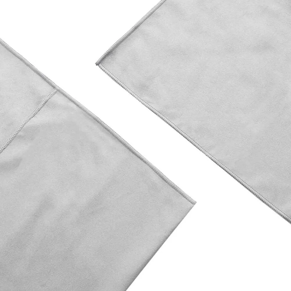vidaXL Ropa De Casa-Toallas para Sillas de Exterior 2 pcs 130 x 60 cm