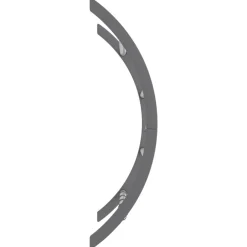 vidaXL Toallero con ganchos aluminio plateado 56x16x72 cm Discount