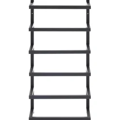 vidaXL Toallero de acero 24x12x48 cm Negro Online