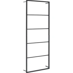 vidaXL Accesorios Para El Baño-Toallero de acero 45x10x115 cm