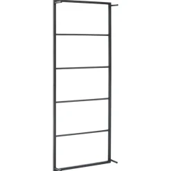 vidaXL Accesorios Para El Baño-Toallero de acero 45x10x115 cm
