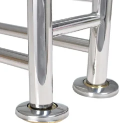 vidaXL Accesorios Para El Baño-Toallero de acero inoxidable 6 tubos