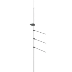 vidaXL Accesorios Para El Baño-Toallero de aluminio 47x280 cm