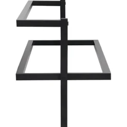 vidaXL Toallero de hierro 95x25x22 cm Negro Hot