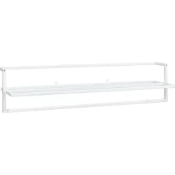 vidaXL Accesorios Para El Baño-Toallero de hierro 95x25x22 cm