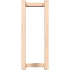 vidaXL Accesorios Para El Baño-Toallero de madera maciza de pino 23x18x60 cm