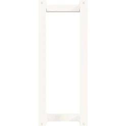 vidaXL Accesorios Para El Baño-Toallero de madera maciza de pino 23x18x60 cm