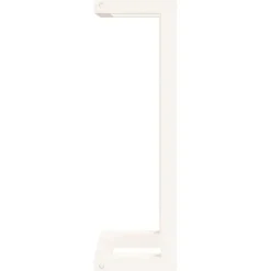 vidaXL Accesorios Para El Baño-Toallero de madera maciza de pino 23x18x60 cm