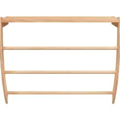 vidaXL Accesorios Para El Baño-Toallero de madera maciza nogal 60x25,5x49 cm