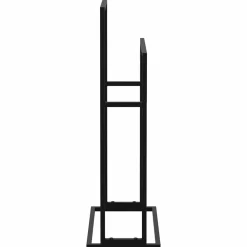 vidaXL Toallero de pie de hierro 48x24x78,5 cm Negro Clearance