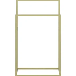 vidaXL Toallero de pie de hierro 48x24x78,5 cm Dorado Sale