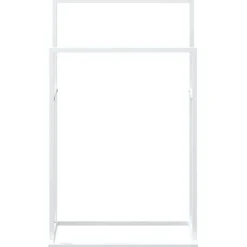 vidaXL Accesorios Para El Baño-Toallero de pie de hierro 48x24x78,5 cm