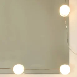 vidaXL Tocador con LED 60x40x140 cm Blanco Clearance