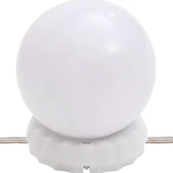 vidaXL Tocador con luces LED color 100x40x130 cm Roble ahumado Discount