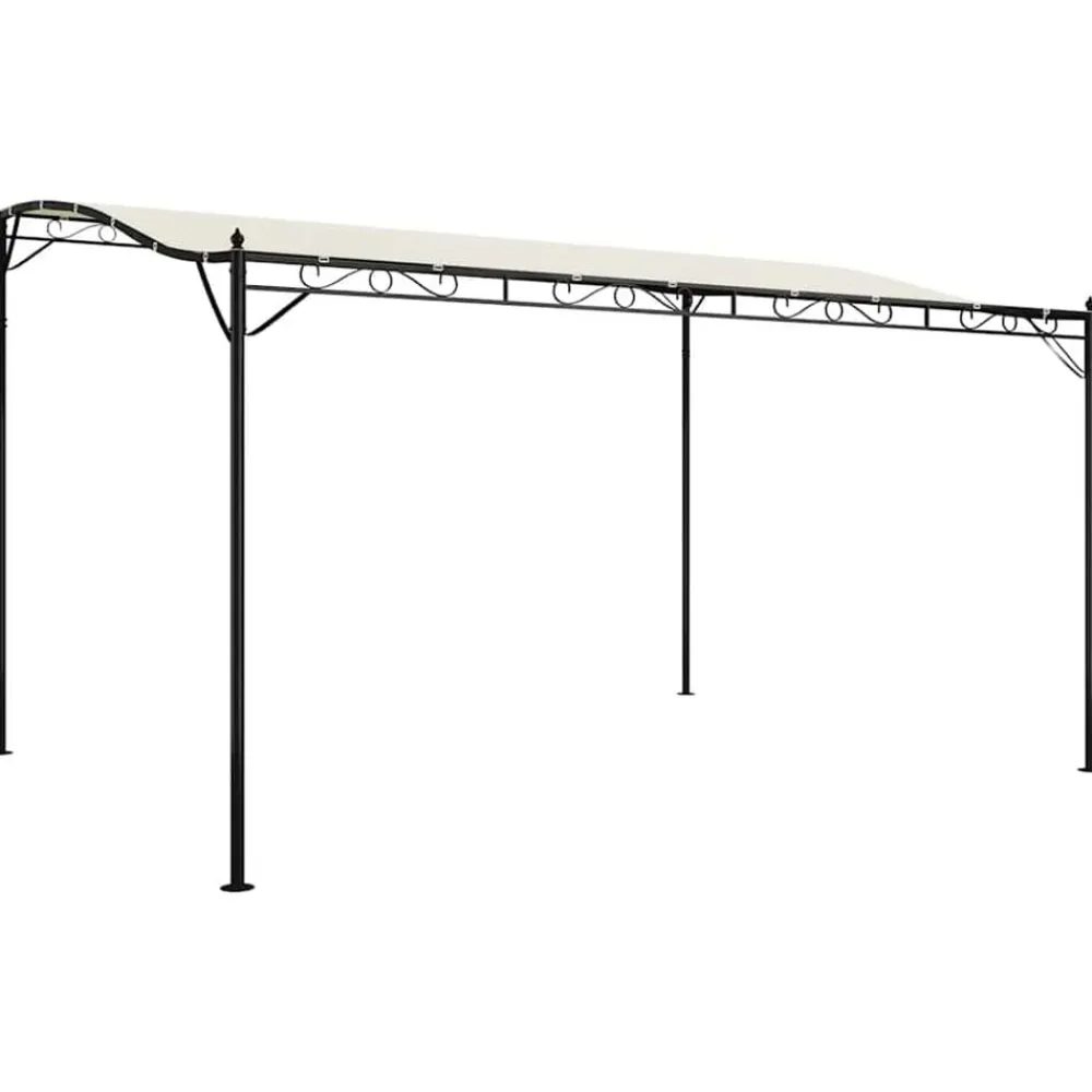 vidaXL Jardín-Toldo acero y tela color 4x3 m 180 g/m²