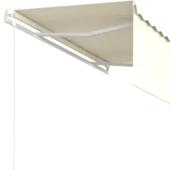 vidaXL Toldo automático retráctil con persiana color 3x2,5m Crema New