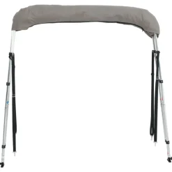 vidaXL Toldo bimini 3 arcos con paredes laterales 183x(137-152)x137 cm Gris antracita Best