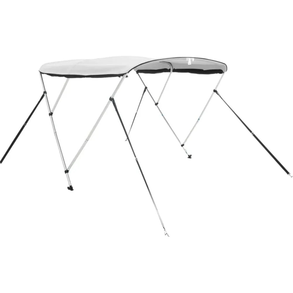vidaXL Piezas Y Accesorios Para Vehículos-Toldo bimini 3 arcos con paredes laterales de malla