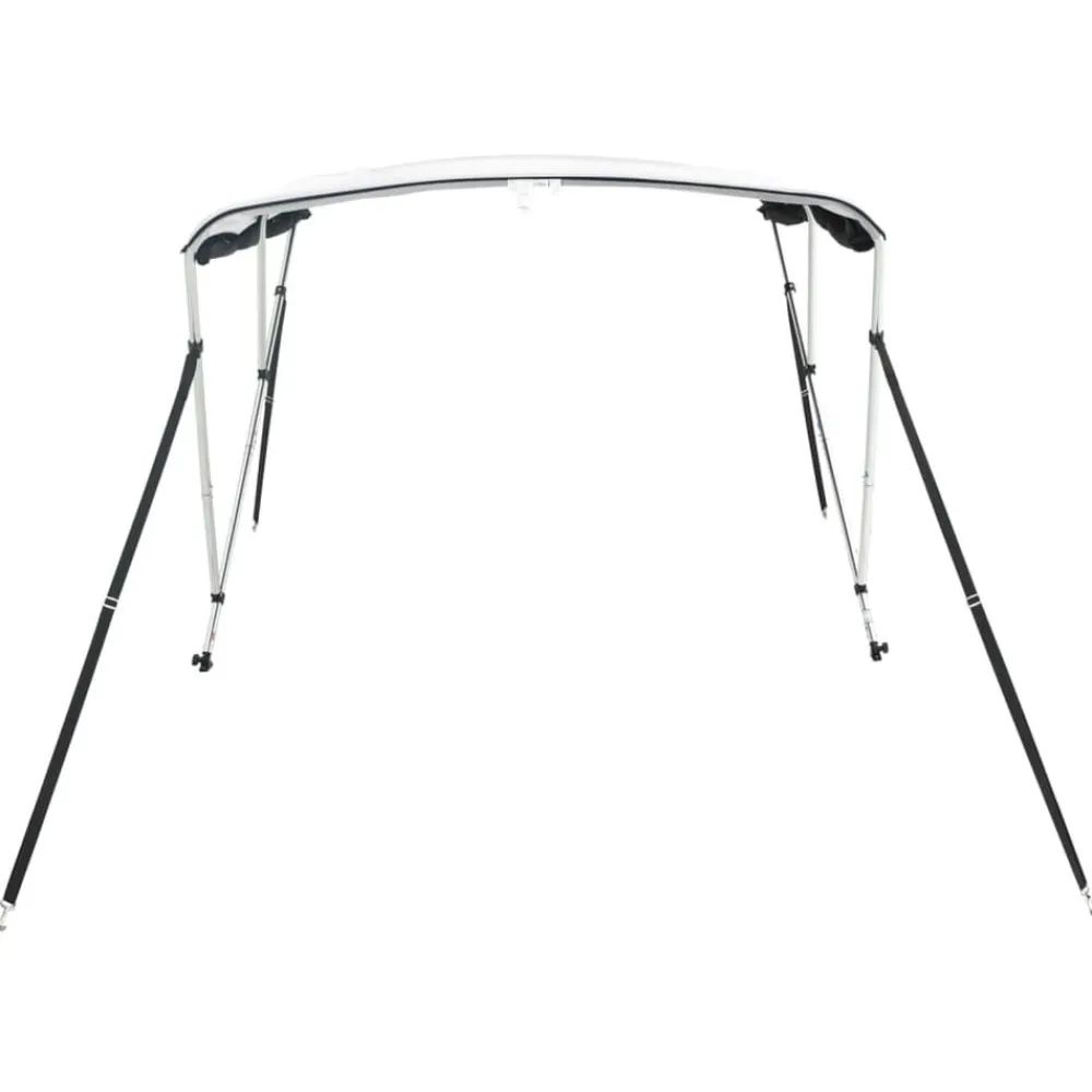vidaXL Piezas Y Accesorios Para Vehículos-Toldo bimini 3 arcos con paredes laterales de malla