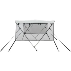 vidaXL Piezas Y Accesorios Para Vehículos-Toldo bimini 3 arcos con paredes laterales de malla
