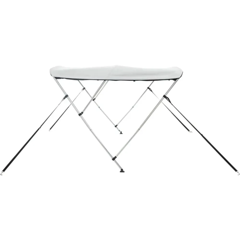 vidaXL Piezas Y Accesorios Para Vehículos-Toldo bimini 3 arcos con paredes laterales de malla