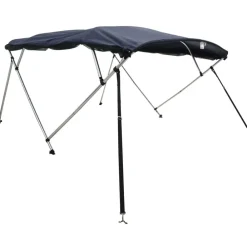 vidaXL Piezas Y Accesorios Para Vehículos-Toldo bimini 4 arcos con paredes laterales de malla