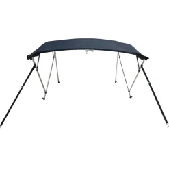 vidaXL Piezas Y Accesorios Para Vehículos-Toldo bimini 4 arcos con paredes laterales de malla