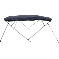 vidaXL Piezas Y Accesorios Para Vehículos-Toldo bimini 4 arcos con paredes laterales de malla