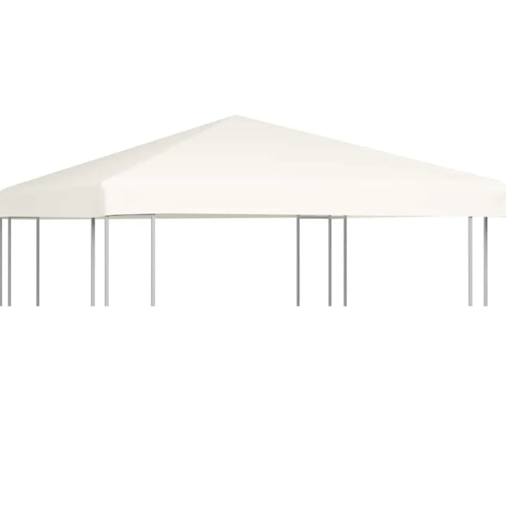 vidaXL Jardín-Toldo de cenador 310 g/m² 3x3 m crema