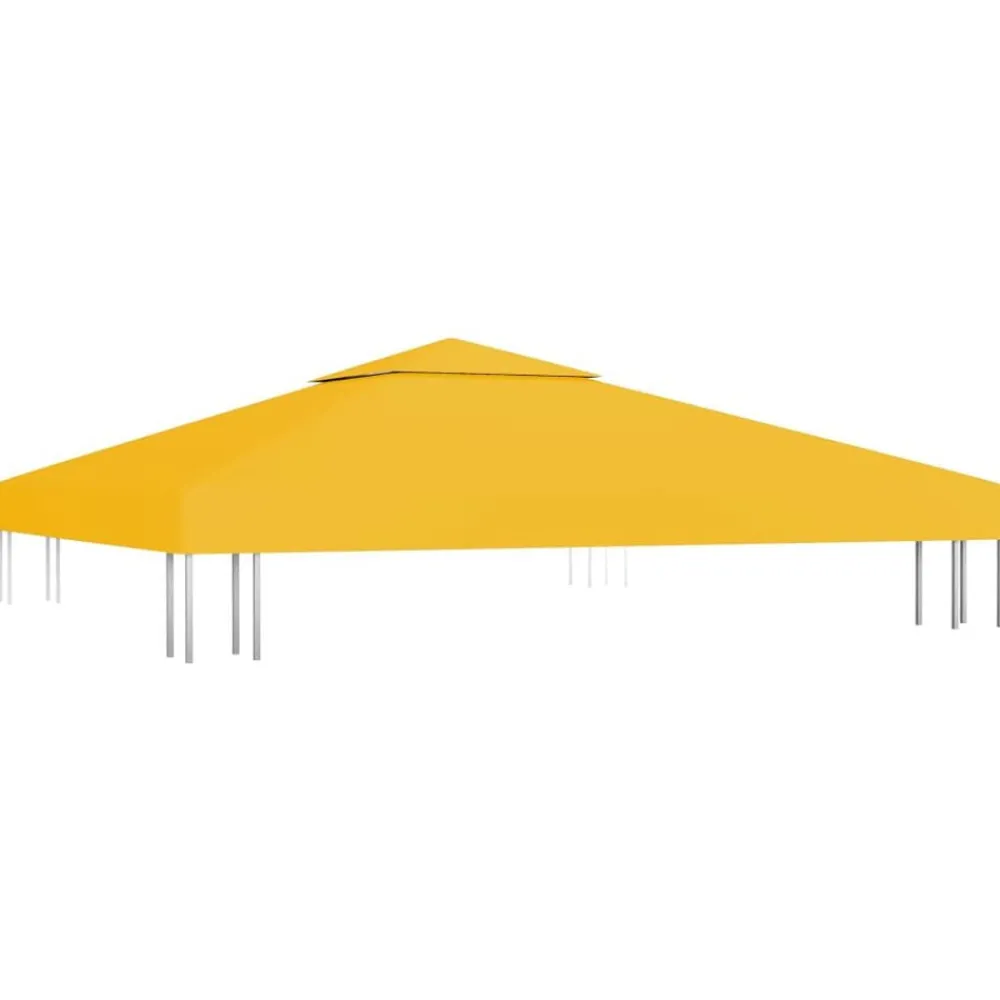 vidaXL Jardín-Toldo de cenador 2 niveles 310 g/m² 3x3 m