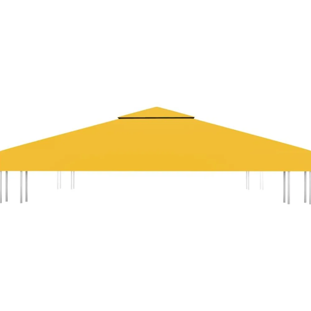 vidaXL Jardín-Toldo de cenador 2 niveles 310 g/m² 3x3 m
