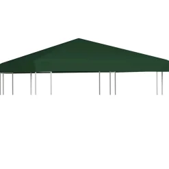 vidaXL Toldo de cenador 310 g/m² 3x3 m Verde Discount