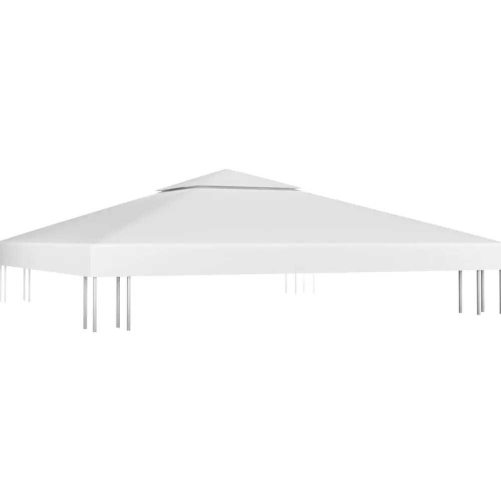 vidaXL Jardín-Toldo de cenador 2 niveles 310 g/m² 3x3 m