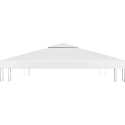 vidaXL Jardín-Toldo de cenador 2 niveles 310 g/m² 3x3 m