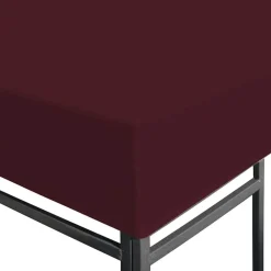 vidaXL Toldo de cenador 310 g/m² 3x3 m Burdeos Discount