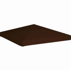 vidaXL Toldo de cenador marrón 310 g/m² 3x3 m Marr&oacute;n Outlet