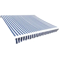 vidaXL Jardín-Toldo de lona blanco 3x2,5 m sin armazón
