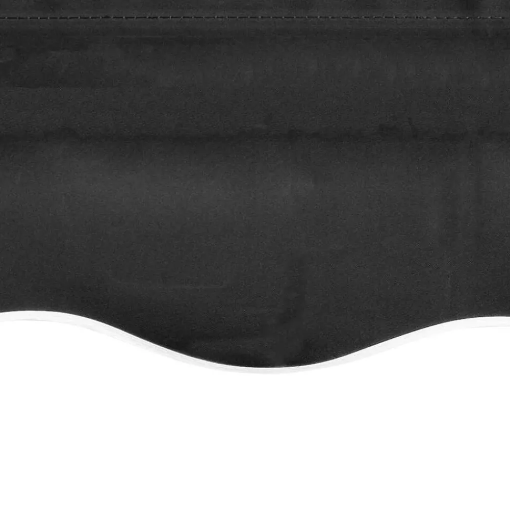 vidaXL Toldo de lona blanco gris 3x2,5 m Antracita
