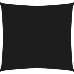 vidaXL Toldo de vela cuadrado tela Oxford 2x2 m Negro Sale