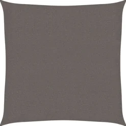 vidaXL Toldo de vela cuadrado HDPE 3,6x3,6 m gris Antracita Best
